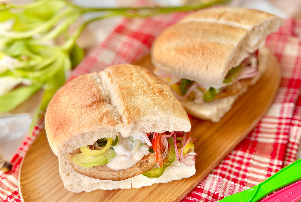 Hamburguesa de Jurel en pan